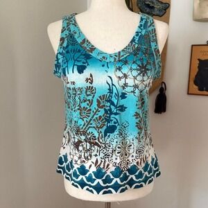 Blue Boho Tanktop